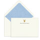 Elegant Note Cards with Engraved Flying Pig Image 1 of 3